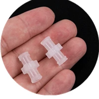 【F】ข้อต่อหลอดฉีดยาแบบลูเออร์ ตัวเมียต่อกับตัวเมีย 10 ชิ้น อะไหล่ระบบลม ทนทาน 1