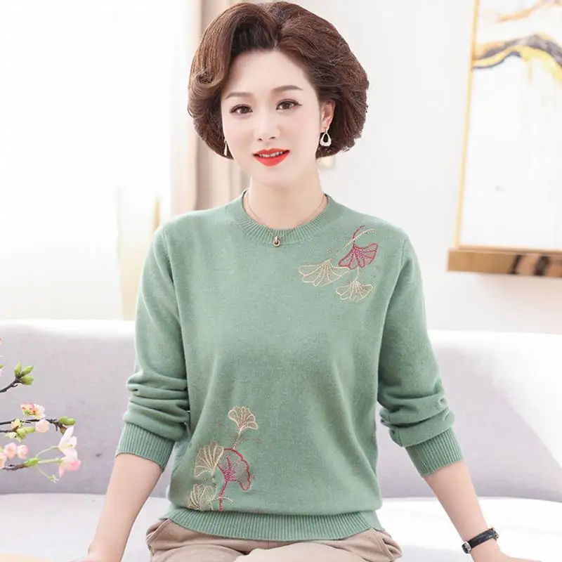 

2023 New Knitting Bottoms Shirt Warm Autumn Winter New Women Twisted Pullover Sweaters Pull Femme Loose and Comfortable L06
