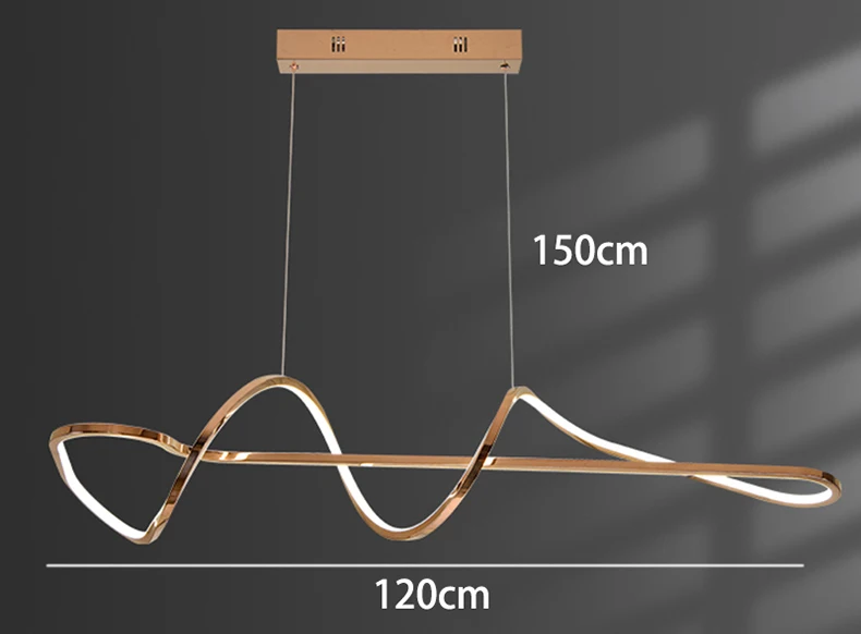 Description Picture 4 of itemModern home decor led lights pendant light lamps for living room Chandeliers for dining room hanging light indoor lighting