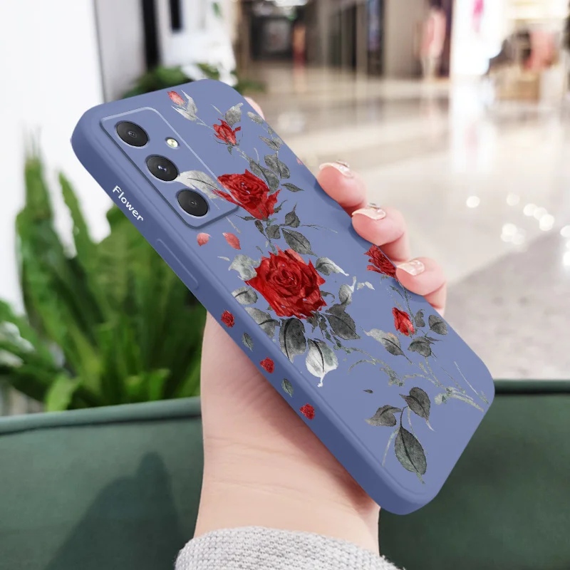 Graceful Rose Design Phone Case Cover