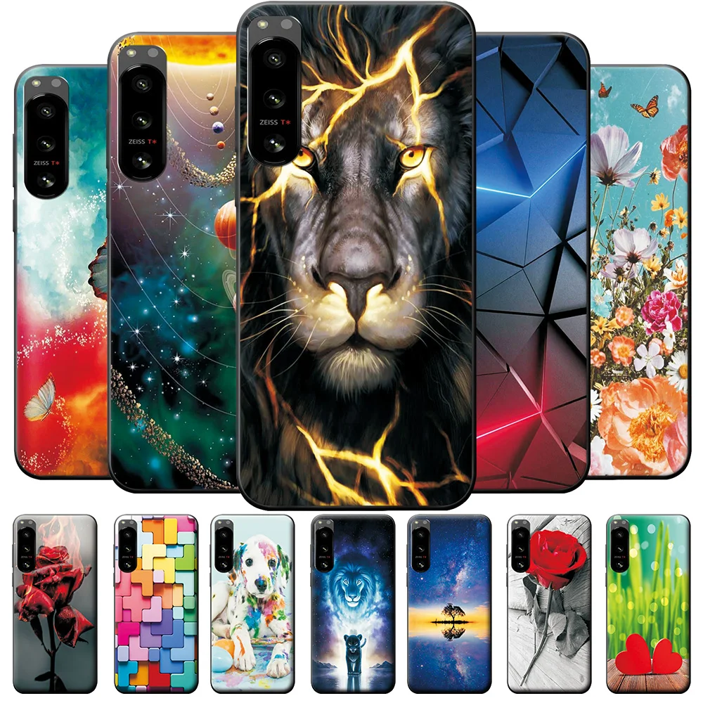Per Sony Xperia 5 Iv Custodia Xperia 5 Iv Cover Cute Animal Coque Custodia Morbida In Silicone Per Sony Xperia 5 Iv Cool Cartoon Fundas