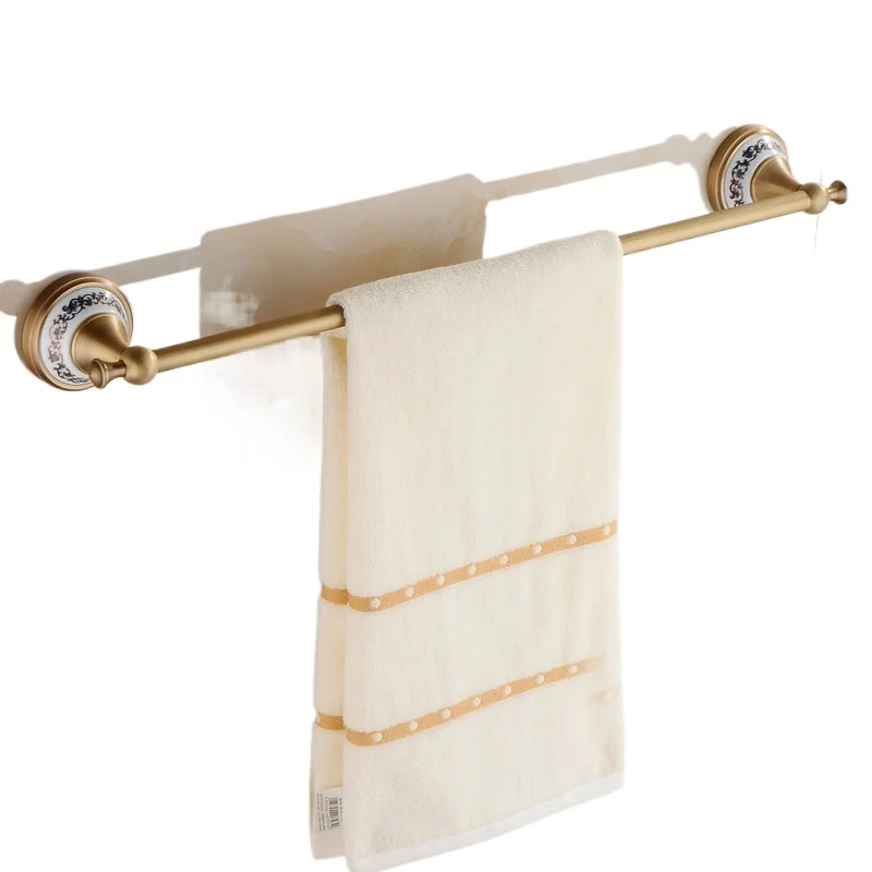Antique Bronze Bathroom Hardware Set Adjustable Towel Rack Towel Holder Toilet Paper Holder Robe Hook EL2001A