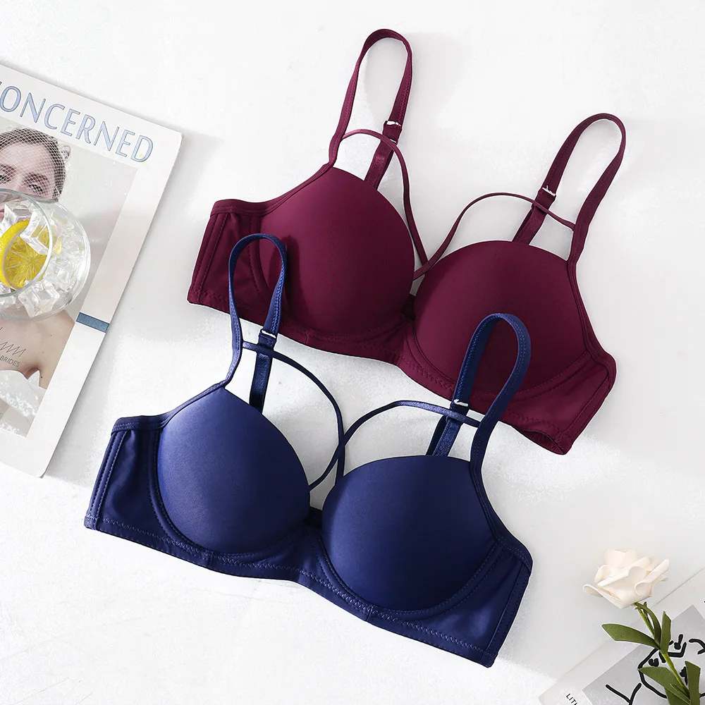 Seamless Bra Women Wireless Underwear Sexy Fashion Brassiere Adjustable Push Up Bralette Breathable Thin Intimates Lingerie 2023