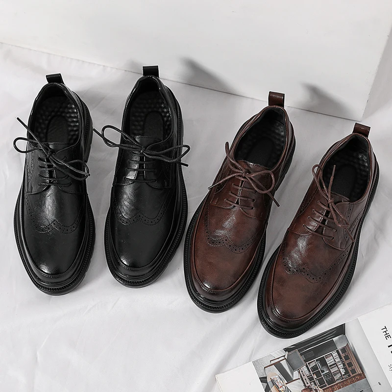 Classic Comfort Dress Shoes Breathable Formal Office Wedding Baroque Men&lsquo;s Dress Shoes