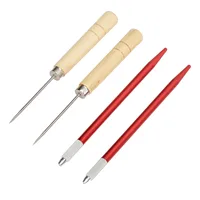 Doll Hair Rooting Tool Lightweight Wooden Handle Awl Copper Rod Doll Hair Reroot Tool  Compact Size for Doll Shop 2