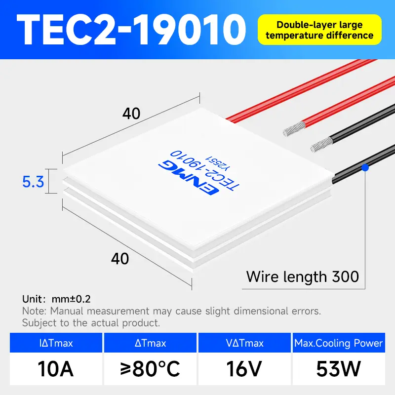 ENMG TEC1-12706/ TEC1-24106 Thermoelectric Cooling Module-12V/24V Peltier Cooler for DIY&Industrial Applications Peltier Effect image 14