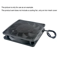 (2pcs) 120mm Ultra-Thin Metal Dust Filter Mesh Cover for PC Case Fan Chassis – 4.72in Dustproof Protective Grill - Image 3