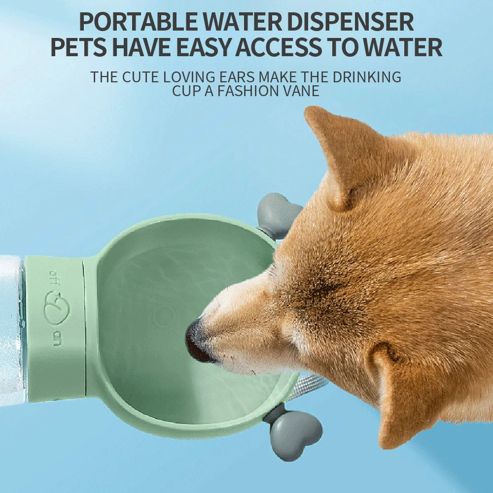 Compact and Portable Dog & Cat Feeding Station