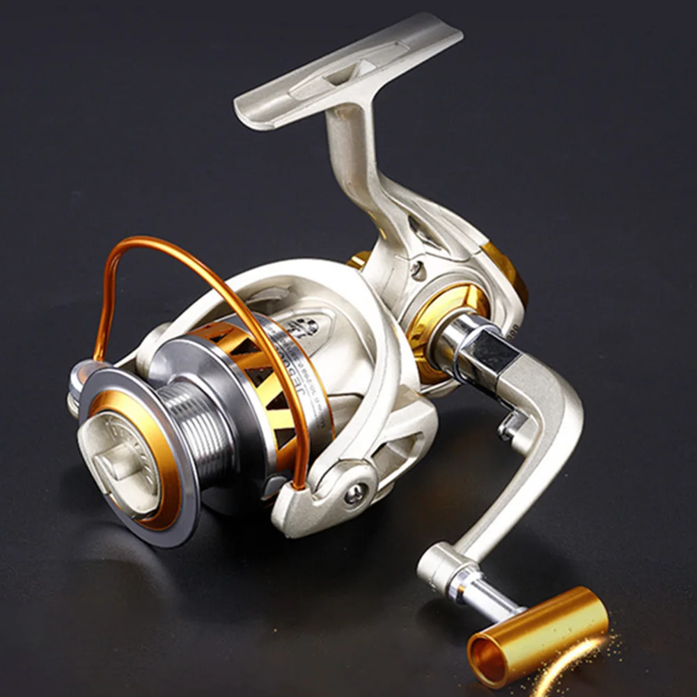 

Spinning Reel 13 Bearings 5.1:1 Gear Ratio Ambidextrous Fishing Reel With Foldable Rocker Arm For Outdoor Freshwater Saltwater