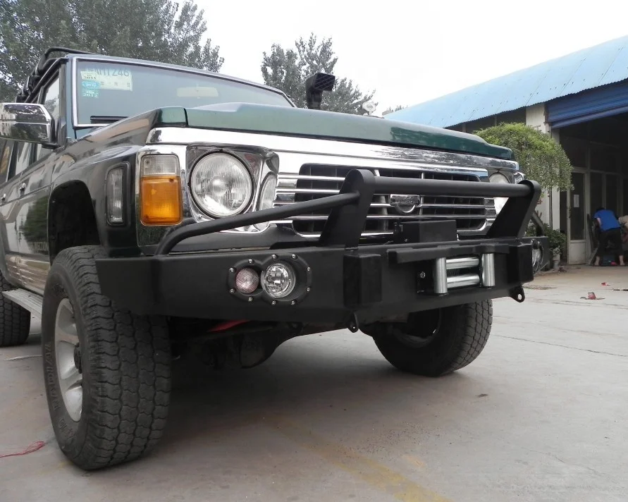 Offroad 4X4 Car Bull Bar 4X4 Accessori Esterni Per Paraurti Anteriore Nissan Patrol Y60
