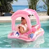 Baby Swimming Rings Inflatable Water Play Games Seat Float Boat Child Swim Ring Accessories Water Fun Pool Toys bounce house 2