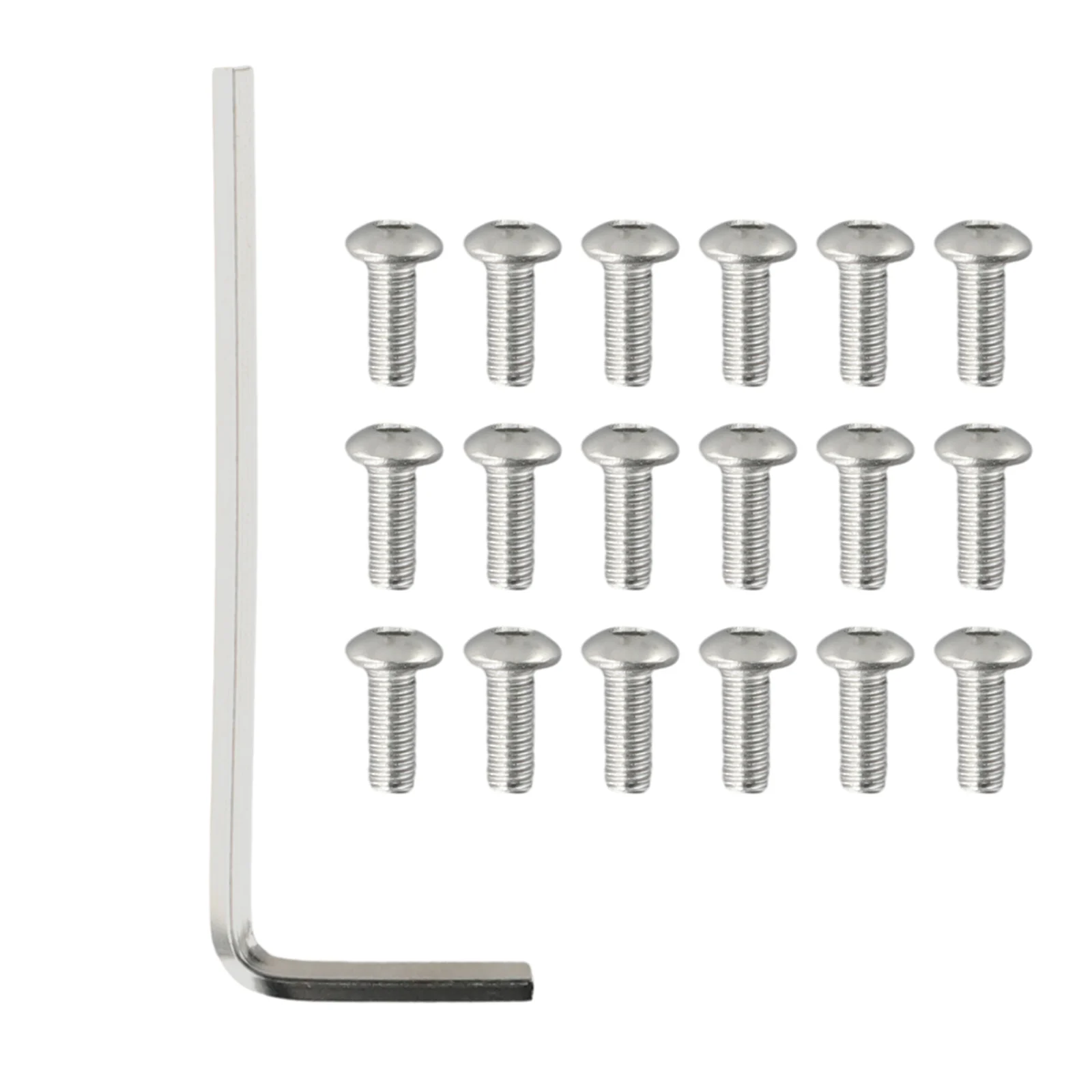 Stahlschrauben-Set mit 18 Stück für die untere Abdeckung des Elektrorollers, passend für NINEBOT Max G30, 10 x 4 mm, Ersatz-Hardware-Kit – Detail 7
