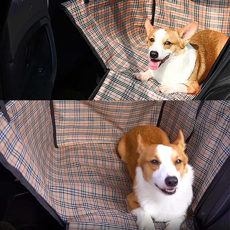 방수 애완동물 캐리어 개 카시트 커버 매트 담요, 후면 해먹 쿠션, 개 운반, Transportin Perro 카시트 가방