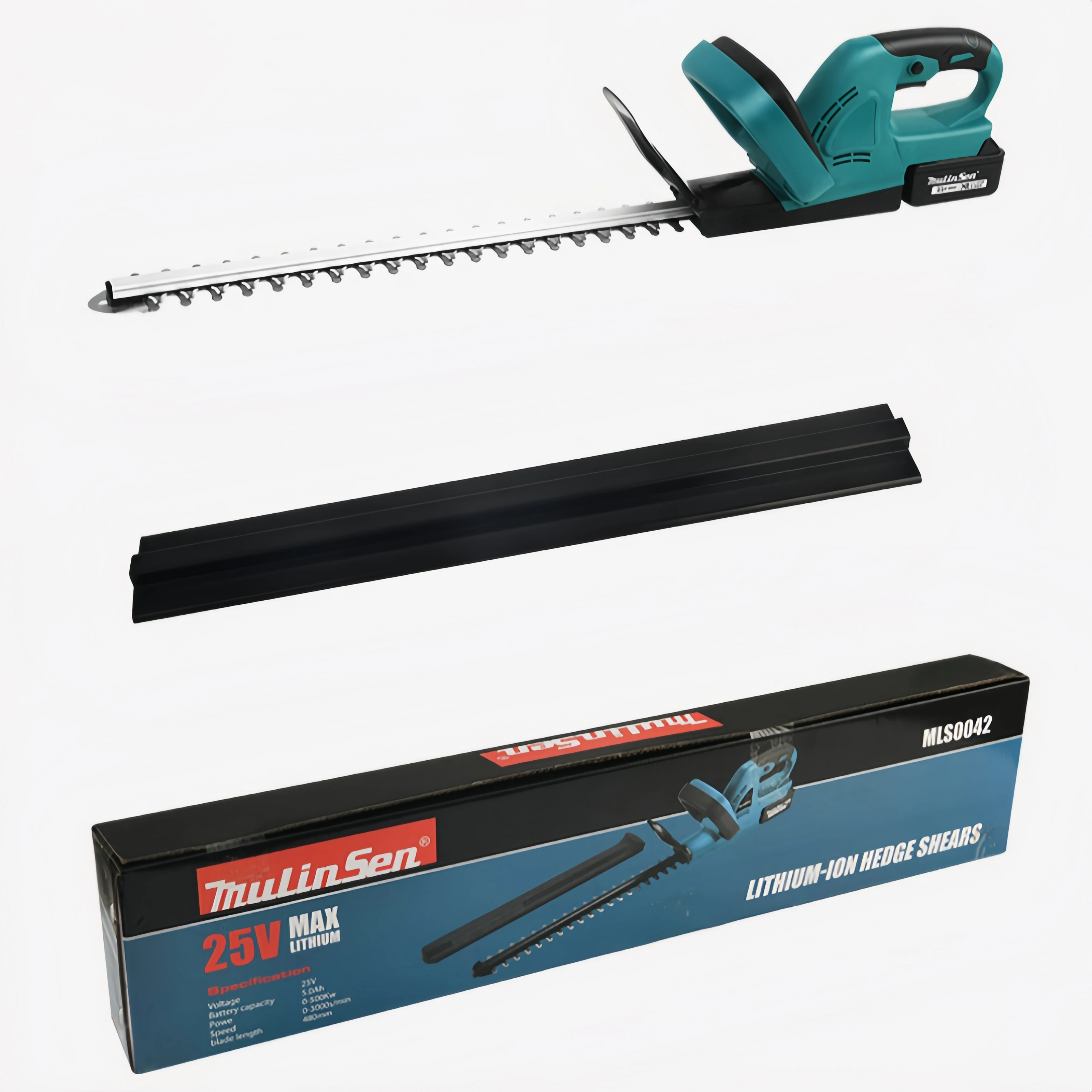 21V Cordless Electric Hedge Trimmer Dual-Blade Garden Trimmer Tea Tree Hedge Trimmer Pruning Saw Lawn Yard Mower 6