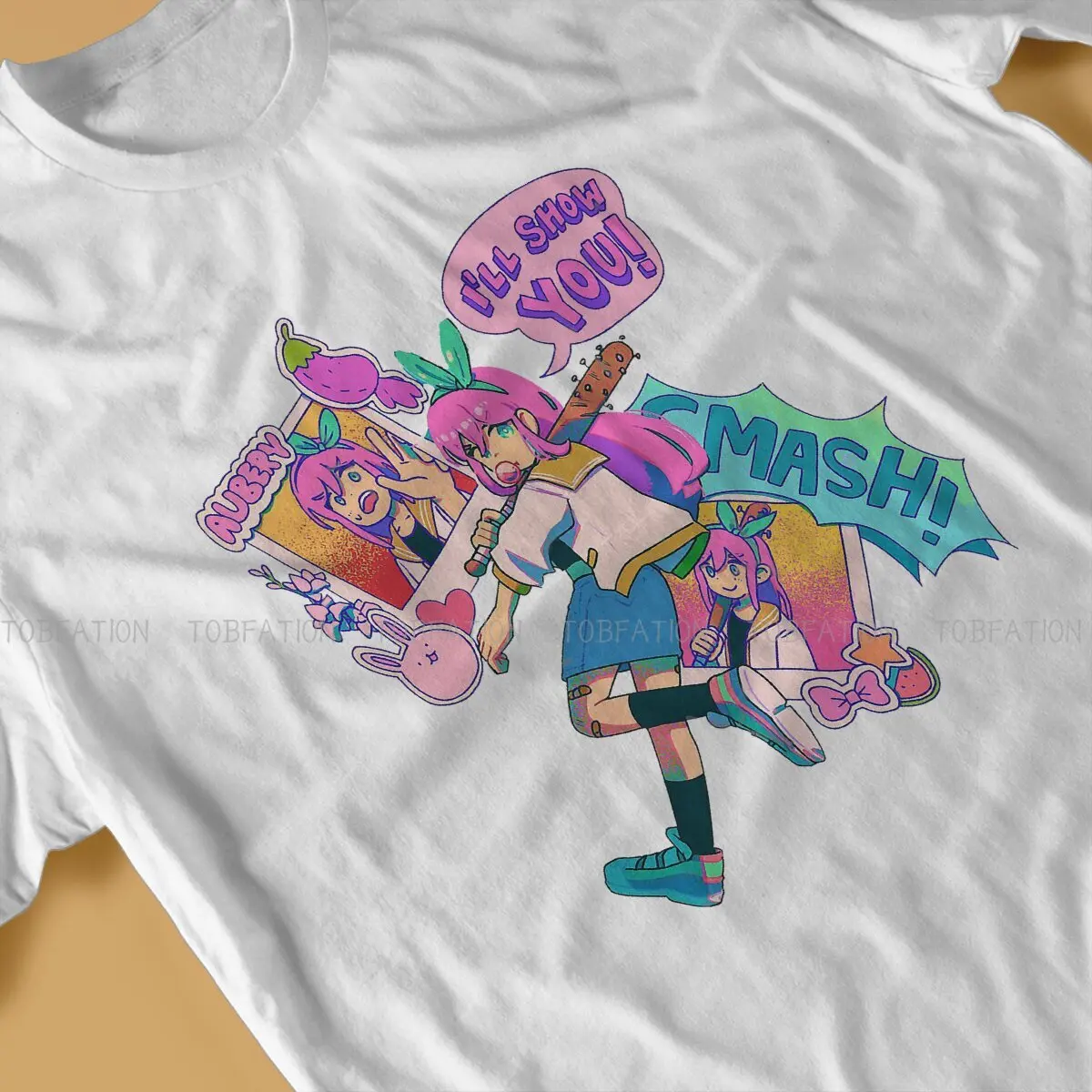 Omori Tシャツ オーブリー XL オーブリースタイルtシャツomori心理恐怖rpgゲーム最高品質の