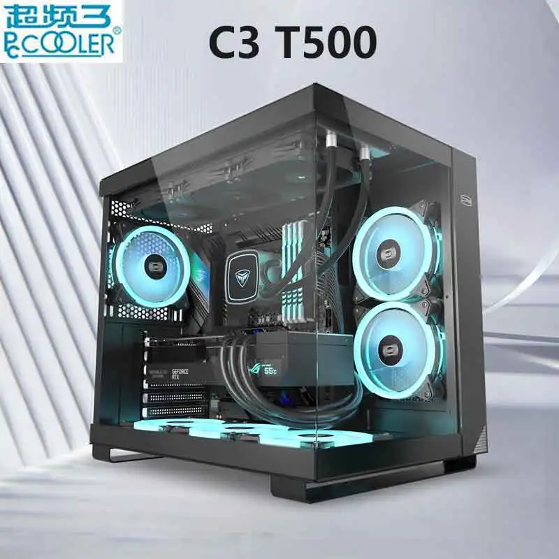 PCOOLER-C3-T500-Caixa-do-computador-ATX-suporta-instala-o-traseira ...
