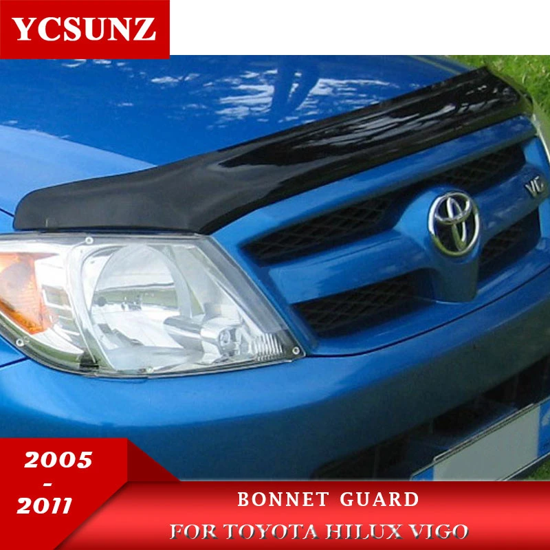 Accesorios de protección de capó para Toyota Hilux 2005 2006 2007 2008 2009 2010 2011 piezas de Protector de aro de capó de YCSUNZ|Molduras de estilo| - AliExpress