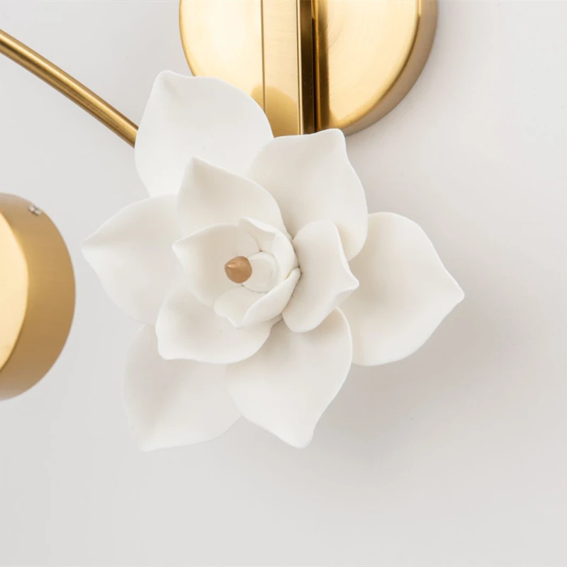 New Wall Lamp Chinese Indoor Led Ceiling Chandelier For Bedroom Living Room Corridor Lotus Pendant Light Furniture Decoration 5