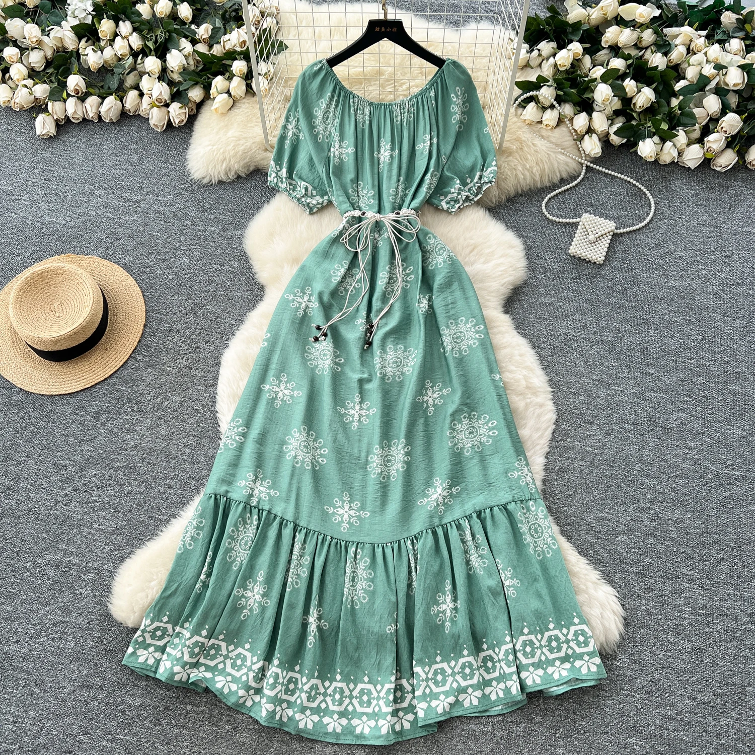 Sexy sweet ruffle print Vintage Evening Party Club Women Chic Summer fairycore Long dress ceremony dresses - AliExpress 200000345 Sexy sweet ruffle print Vintage Evening Party Club Women Chic Summer fairycore Long dress ceremony dresses - AliExpress 200000345