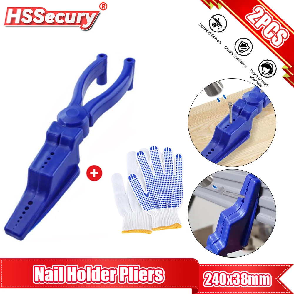PliersNailHolderToolPortableSafetyNailFingerProtectorFor