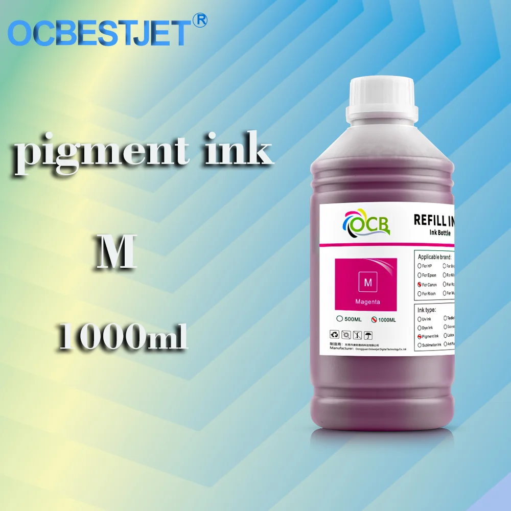 1000ML Pigment Ink For Canon PFI-120 320 307 707 PFI-8120 For TM-200 TM200 TM-205 TM-300 TM-305 TM300 iPF 830 840 850 Printer