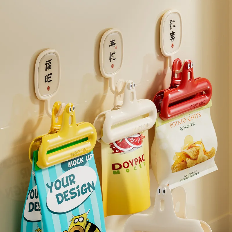 Cartoon Sealing Clip Moisture-proof Snack Fixed Clip Home Daily Food Storage Bag Sealed Clips Household Fresh Keeping Sealer