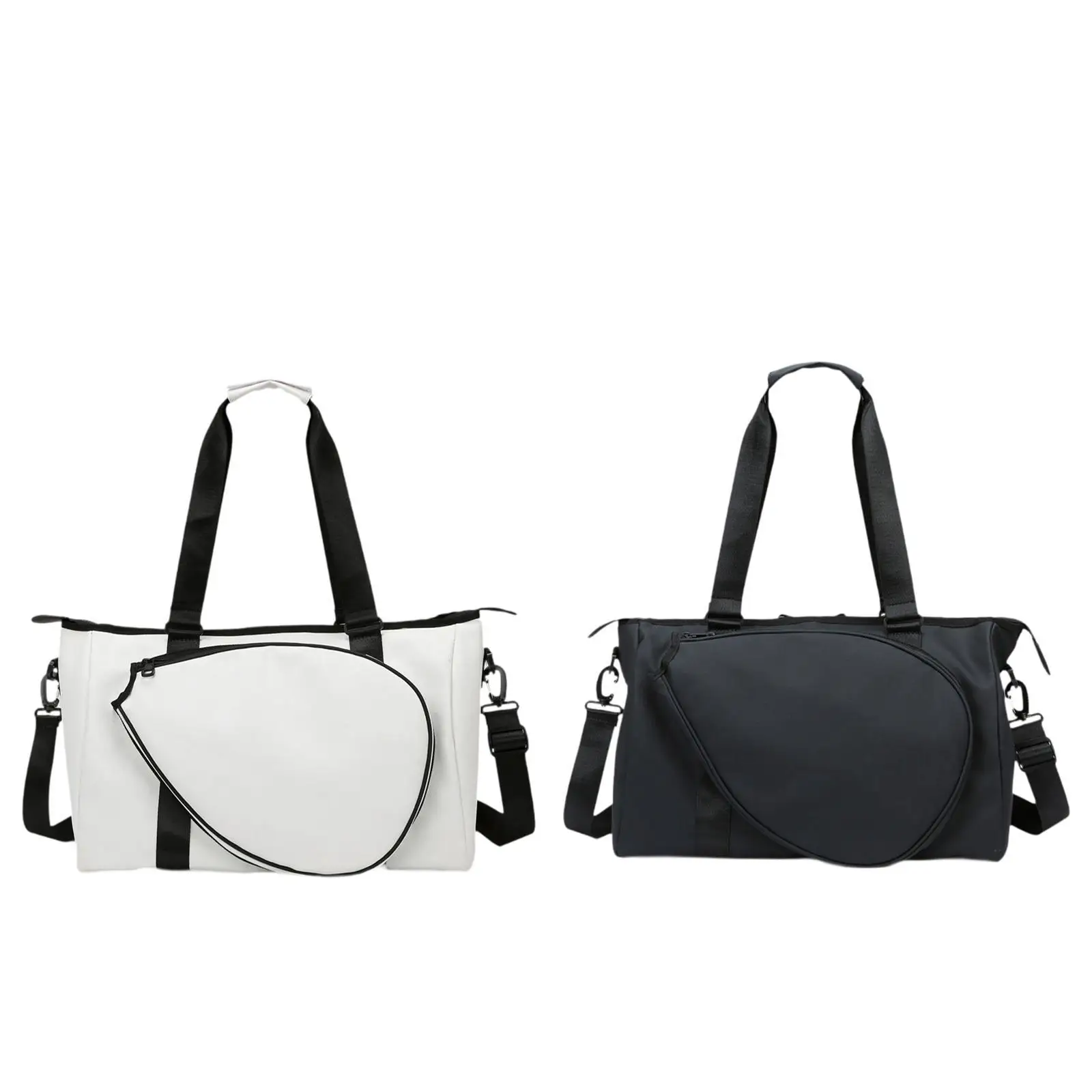 Badminton Racquet Bag with Detachable Shoulder Strap Beginners Carrying Bag Large Capacity Handbag Badminton Racket Shoulder Bag 2