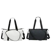 Badminton Racquet Bag with Detachable Shoulder Strap Beginners Carrying Bag Large Capacity Handbag Badminton Racket Shoulder Bag 2