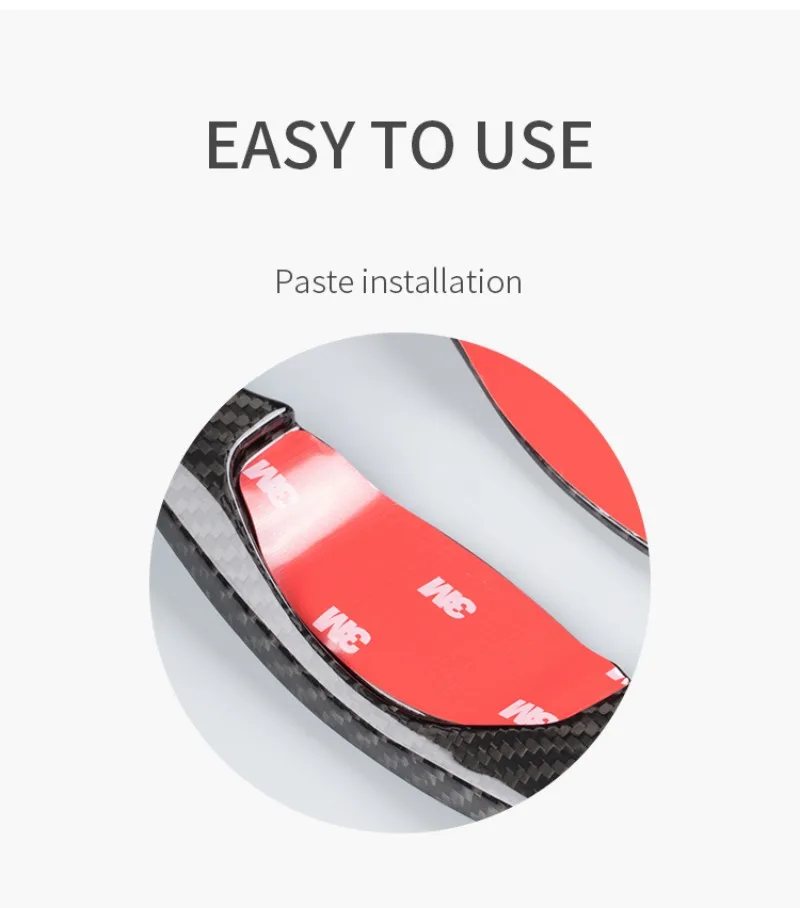 Carbon Fiber Paddle Shift For Caddillac XT5 XT6 CT6 Steering Wheel Paddle Shifter Extension