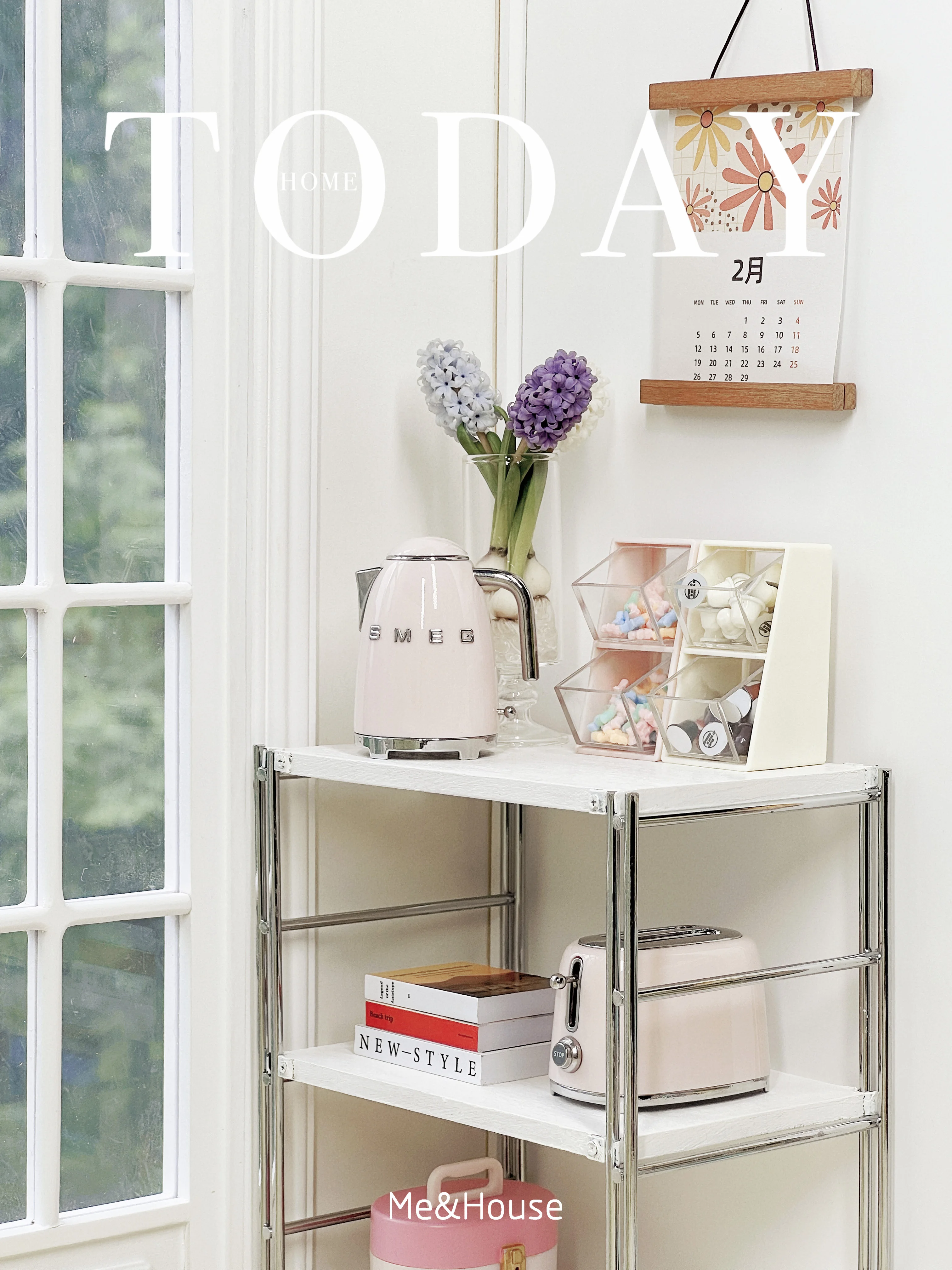 1/6 doll house model furniture accessories mini model  Capsule rack/coffee storage frame（The shell needs to be used with drawer） 6