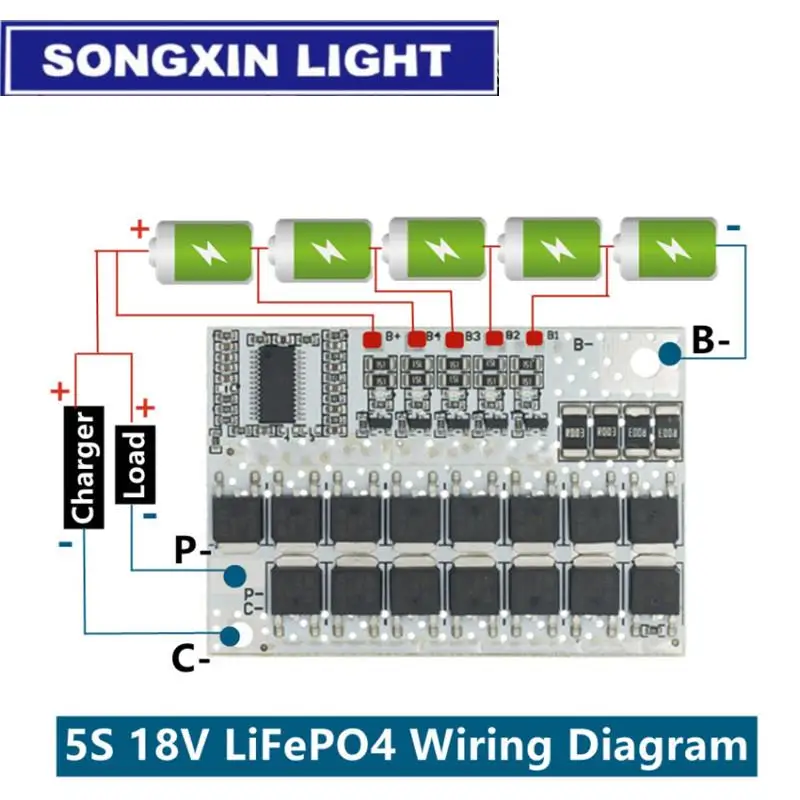 Battery Protection Module 3s/4s/5s 12v 16.8v 21v 100a Li-ion Lmo Ternary Lithium
