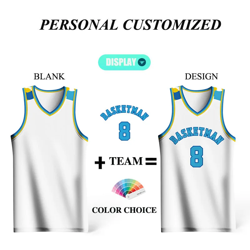 Рисунок 2 - двусторонние баскетбольные Джерси и 20 шорт для мужчин