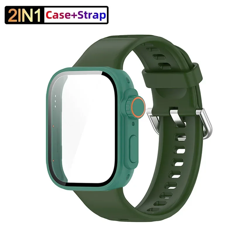 Premium Silicone Strap with Ultra2 Case and Screen Protector
