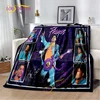American all-round singer Prince Rogers Nelson printed DIY lightweight home thin sofa cover home office casual thermal blanket 4