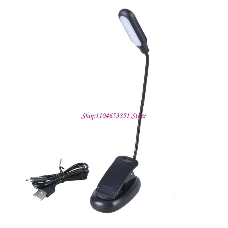3가지 색상 모드 밝기 눈 배려를 갖춘 조명 LED USB 램프의 책상용 램프 클립