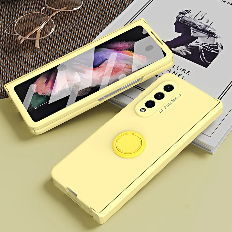 5 Stötsäkert gångjärn Galaxy Fold 5/4/3 aron Fodral Skal för Samsung Z Fold5_voghion.com