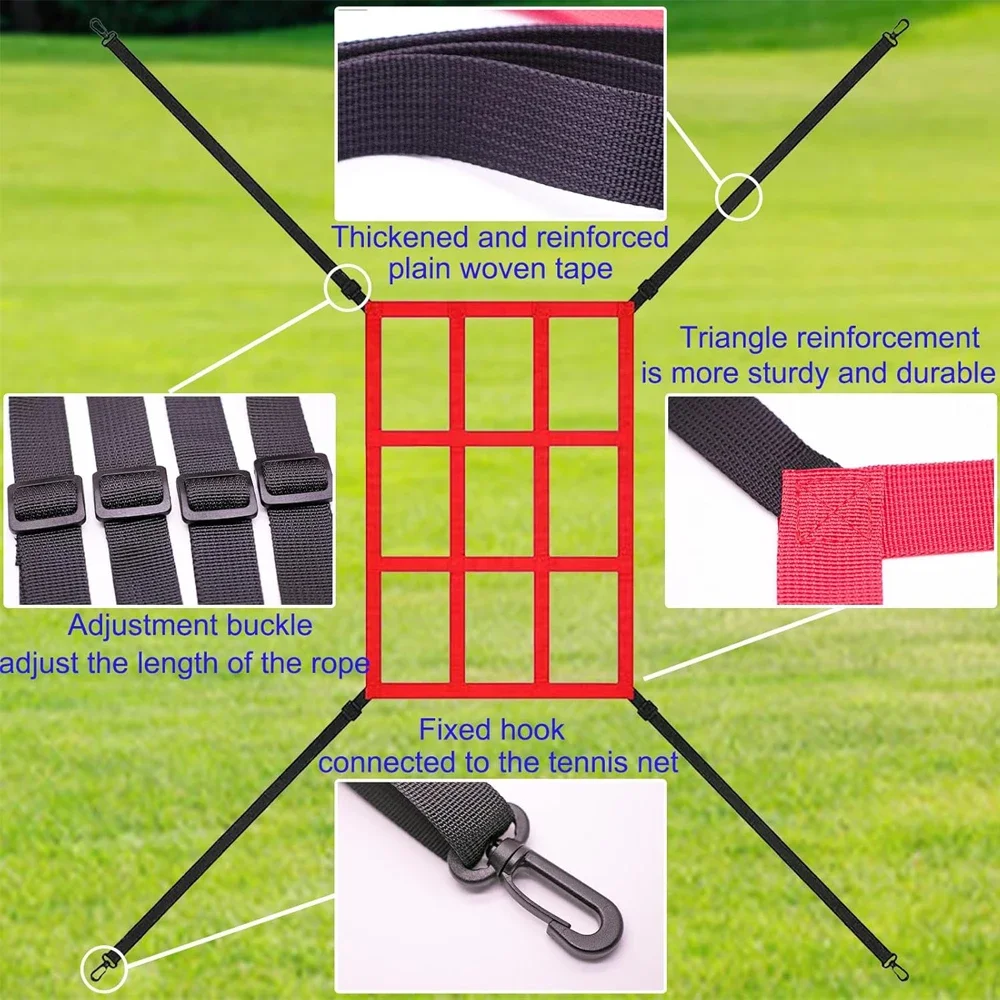 Strike Zone Cible pour filet de pitching - Cible de baseball réglable - Filet d'entraînement de baseball pour frapper, frapper, attraper, faire des exercices de pitching et de localisation