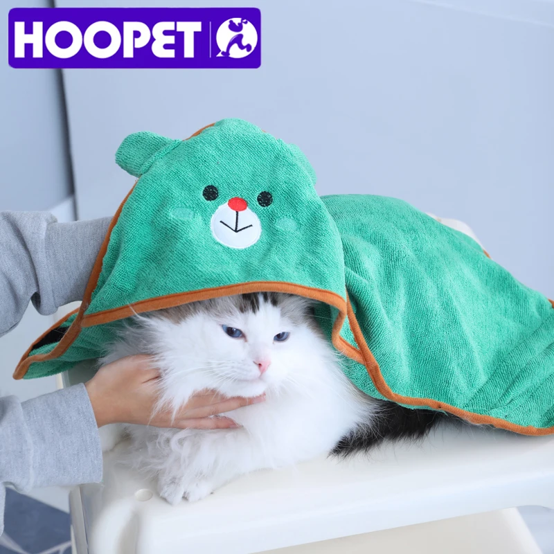 HOOPETPetTowelSoftAbsorbentCleaningClothforCatsDogsEasyto