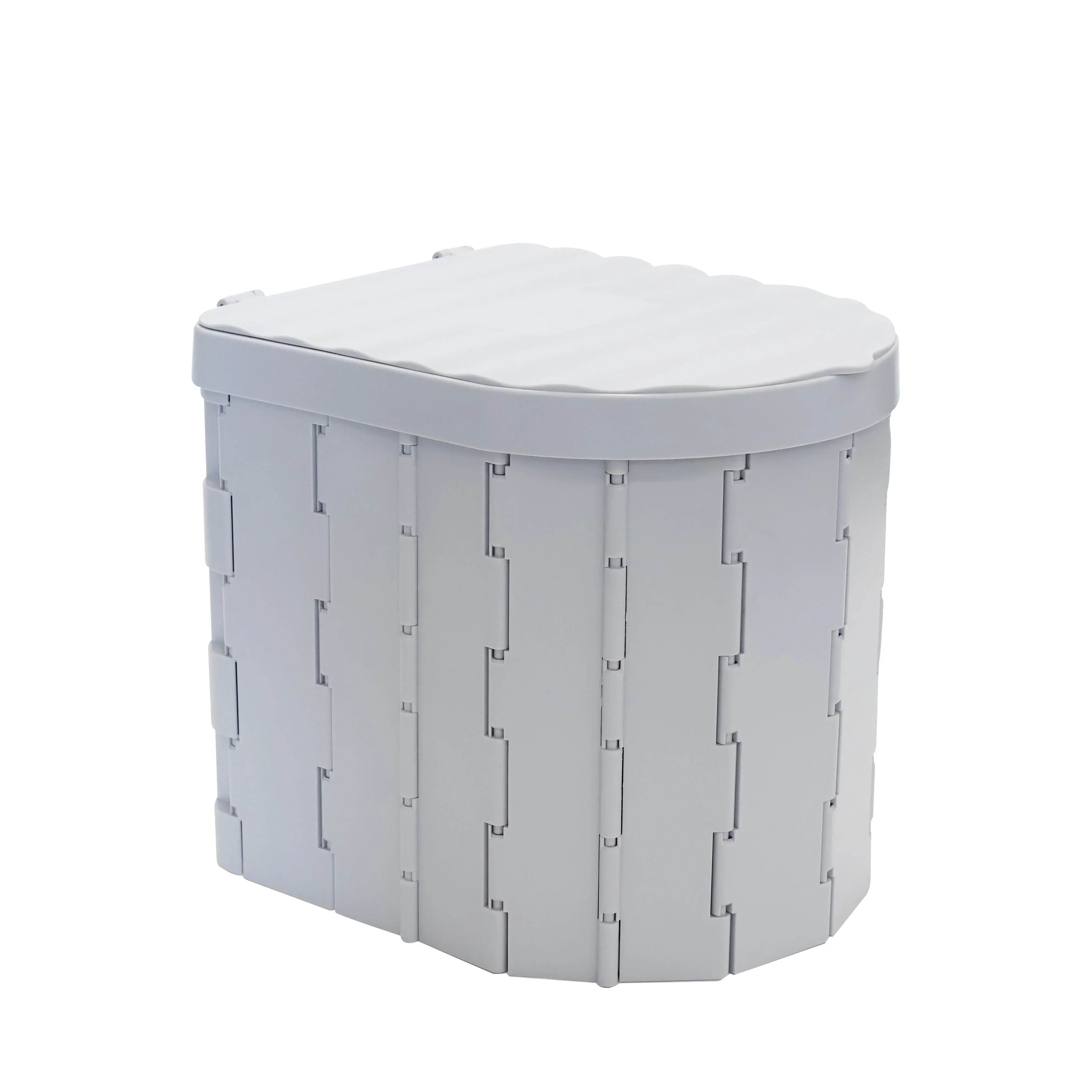 Black Toilet Camping Car Travel Washable Plastic Potty Portable Emergency Folding Camping Toilet 3