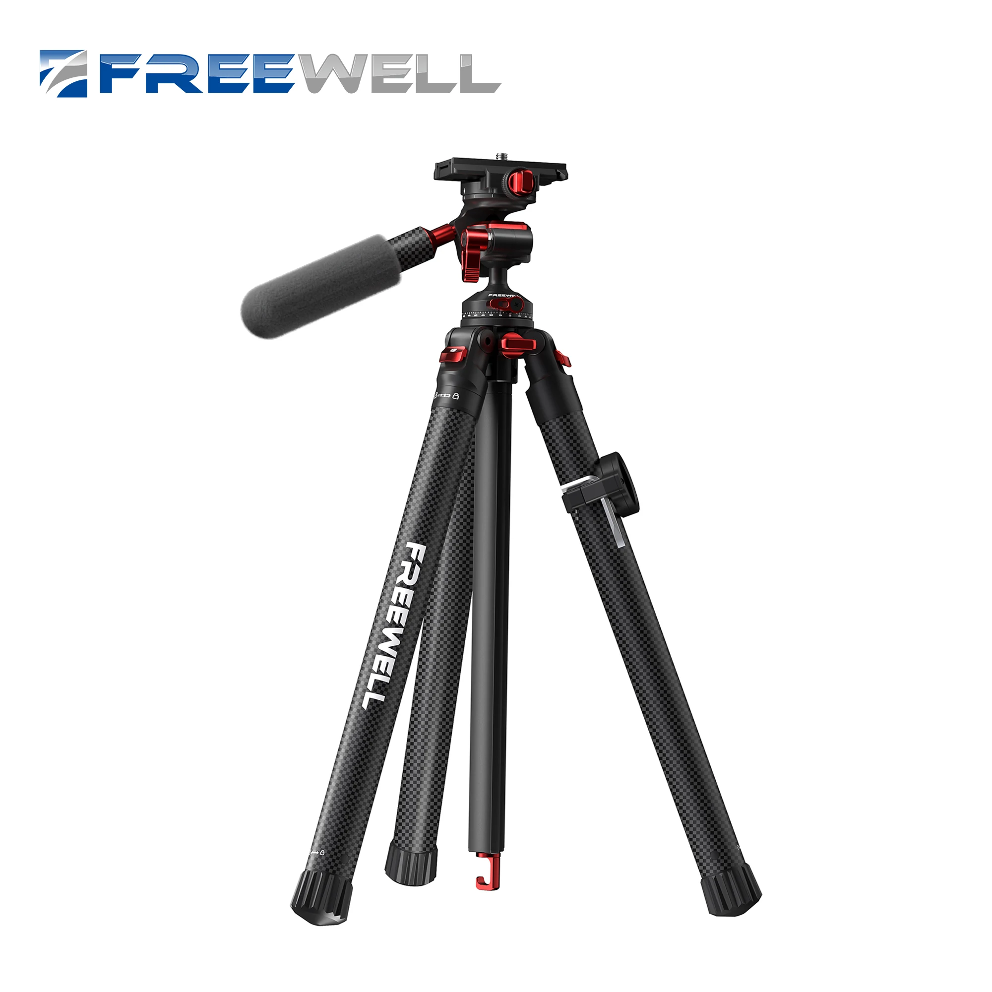 Fluid Head Carbon Fiber Tripod For Camera Camera Tripod Cannon
