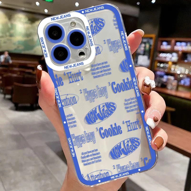 thumbnail image 1 of K-kpop-funda de teléfono transparente para iPhone, carcasa para iPhone 16, 15, 14, 13, 12, 11, Mini Pro Max, X, XR, XS Max, 7, 8 Plus, SE 20, 1 of 5