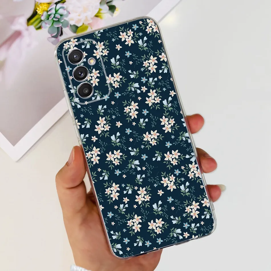 Elegant Flower Butterfly Painted Soft Silicone TPU Case for Samsung Galaxy Quantum 2