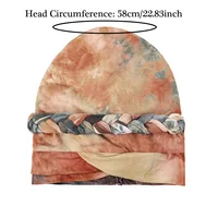 Nouveau Foulard 2026 pour Femmes Musulmanes – Turban Imprimé Tressé, Bonnets Hijab, Sous-Hijabs, Turbans Arabes pour Femme Musulmane 6