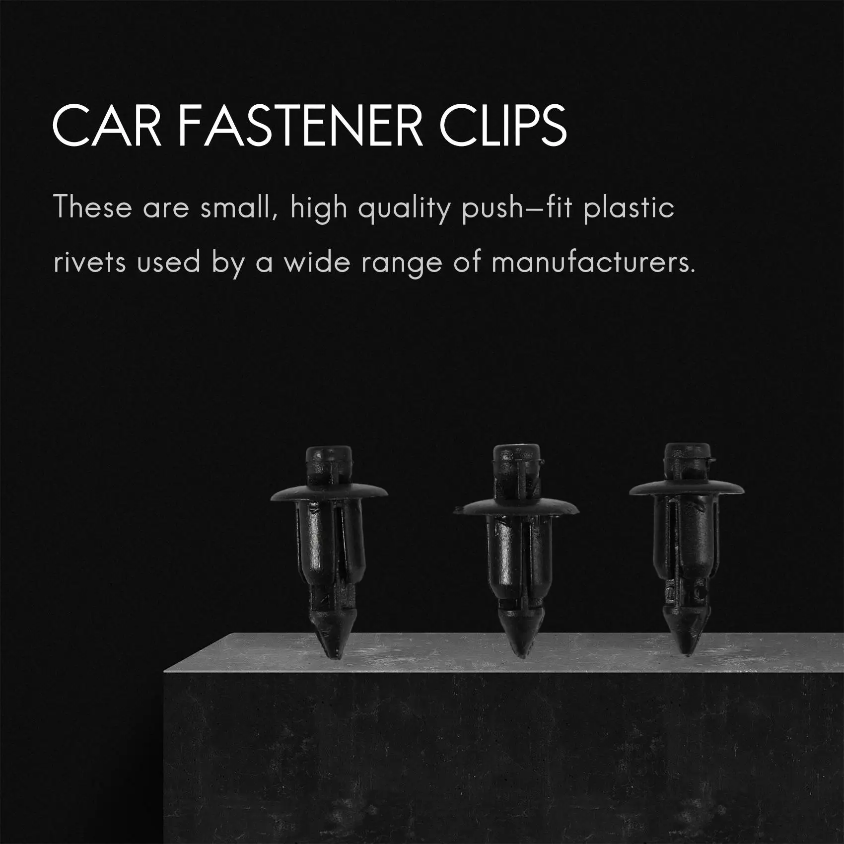50x Plastic Rivet Bike Fairing Trim Panel Fastener Clips 6mm for Honda Yamaha Black bike fairing clips