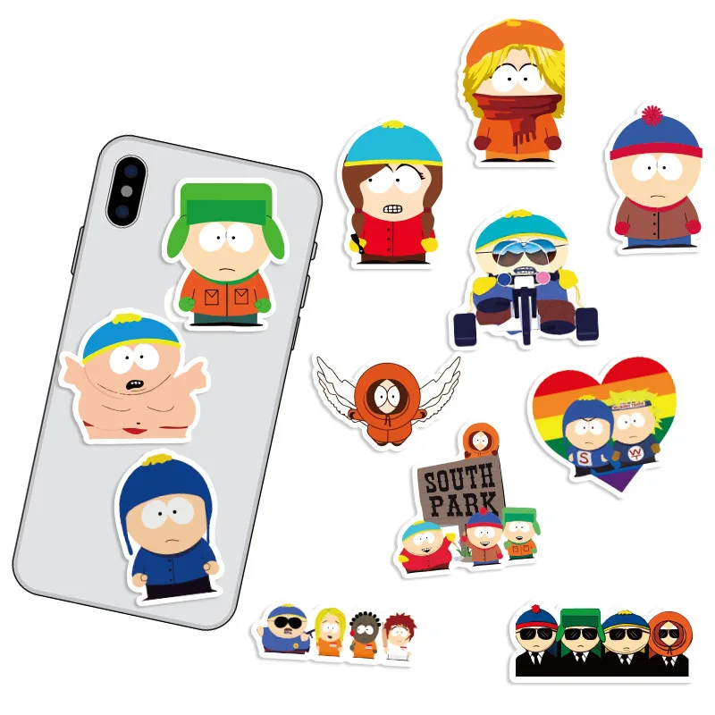 10/50pcs Cartoon Cute Southpark Stickers Phone Skateboard Graffiti Luggage  Laptop Anime Stickers Princess Kenny Randy Kids Decal - Sticker - AliExpress