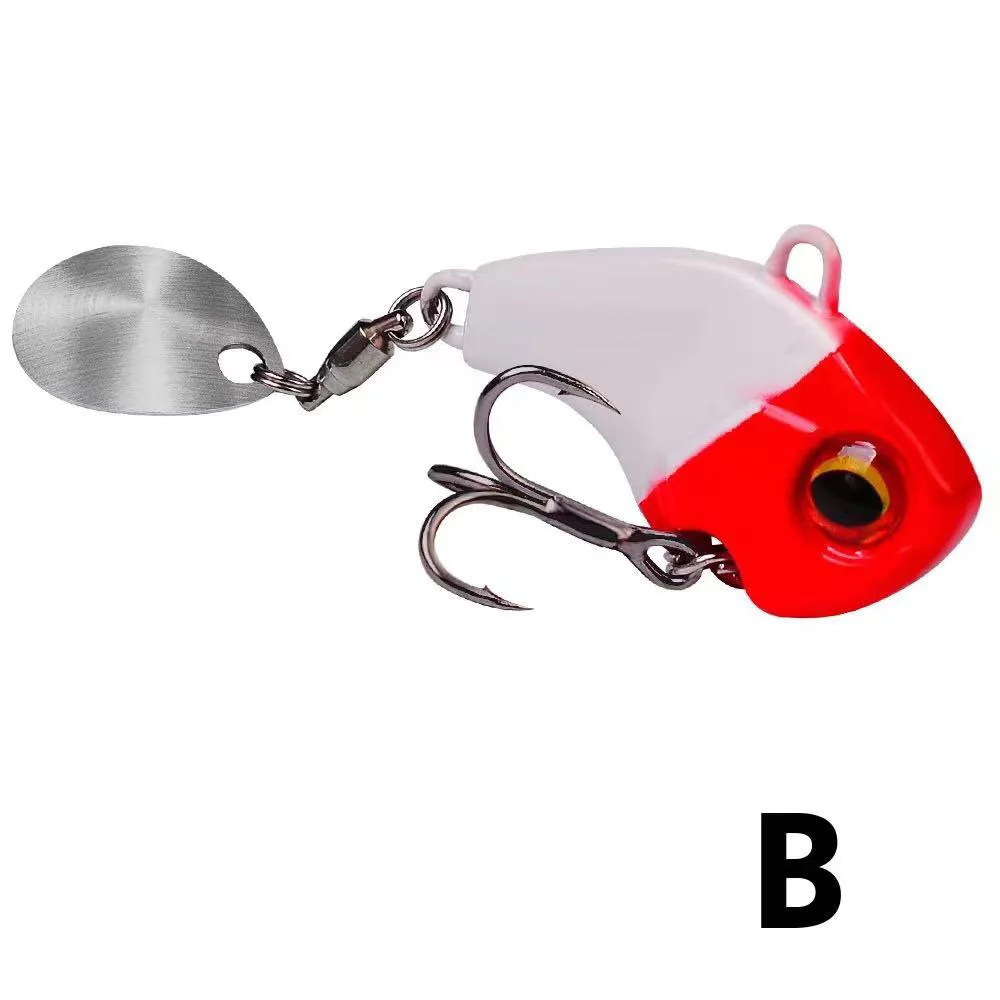 thumbnail image 1 of Señuelo para pesca vertical con cuchara giratoria, 6G, 10G, 15G, 20G, 28G, señuelo para pesca vertical con anzuelo BKB, cebos Wobbler, aparejos de pesca, 1 ud., 1 of 5