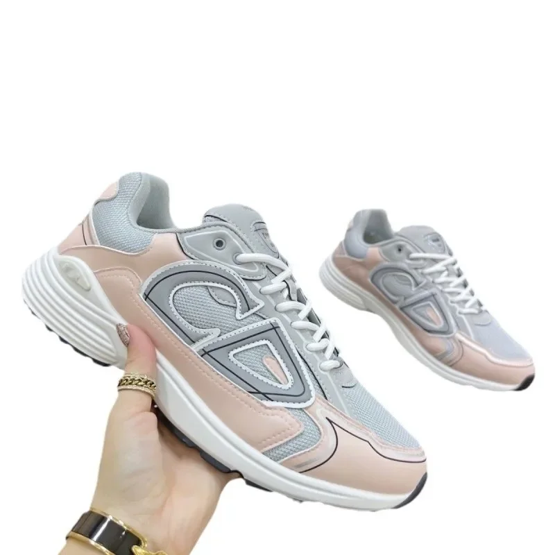 2024 New CDFashionable Casual Couple Lightweight Mesh Breathable Comfortable Sports Shoes B30 Running Shoes Winter Flat Shoes 5