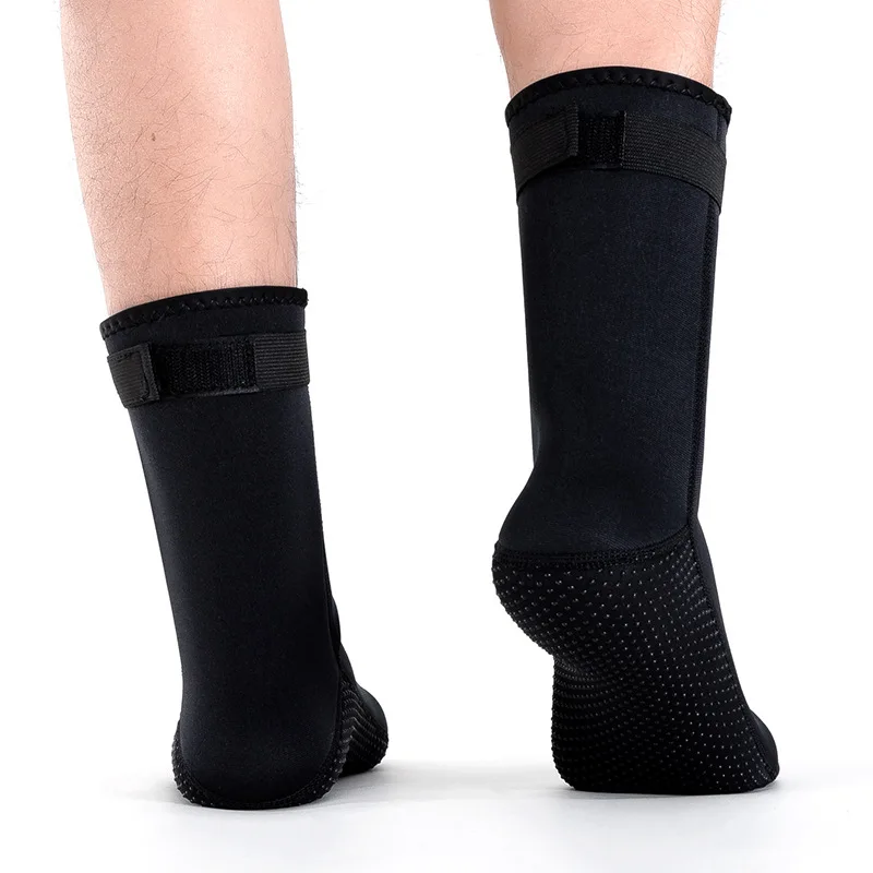 Diving Short Socks 3mm Neoprene Beach Water Socks-Anti Slip Keep Warm for Snorkel Swim Youth Men Women For Surfing Snorkeling 2