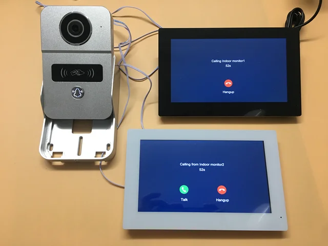 1080P Video Intercom Wifi 7/10 Inch Monitor Kit for Apartment System Home Security 2 Wire Doorbell Card Swipe Private House Tuya 3