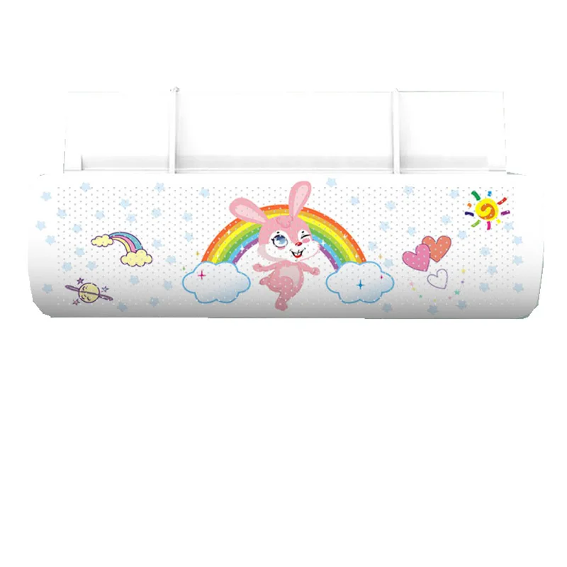 Cartoon Air Conditioner Wind Deflector Adjustable Anti-Direct Blowing for Home Office